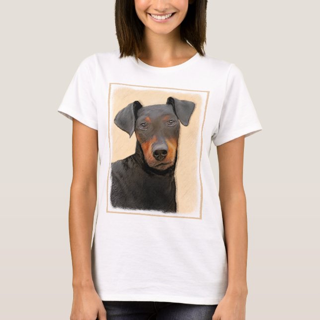 Camiseta Manchester Terrier Pintura Original (Frente)