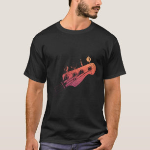 Camiseta Manchete De Bass Guitar Para Escoador De Breses E
