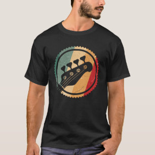 Camiseta Manchete de violão Vintage Bass para Bhelps e Bass