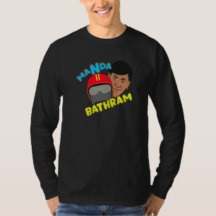 Camiseta Manda Bathram Kollywood Cinema Tamil Comédia Para 