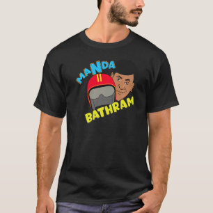 Camiseta Manda Bathram Kollywood Tamil Cinema Comédia Sobre