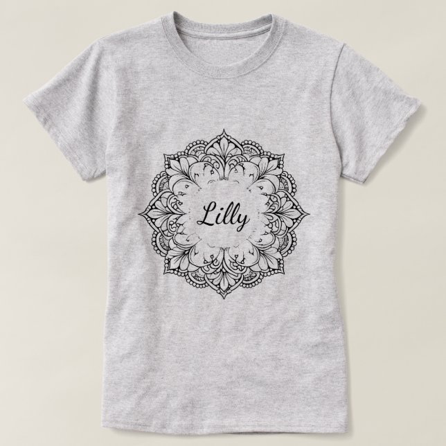 Camiseta Mandala (Frente do Design)