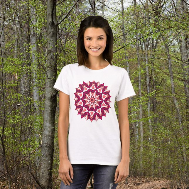 Camiseta Mandala 3 T-Shirt (Criador carregado)