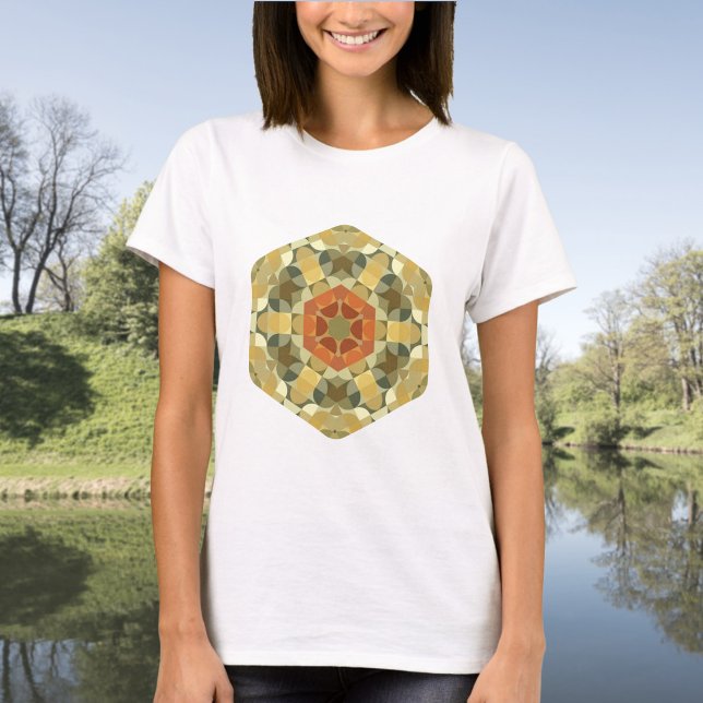Camiseta Mandala 7 T-Shirt (Criador carregado)