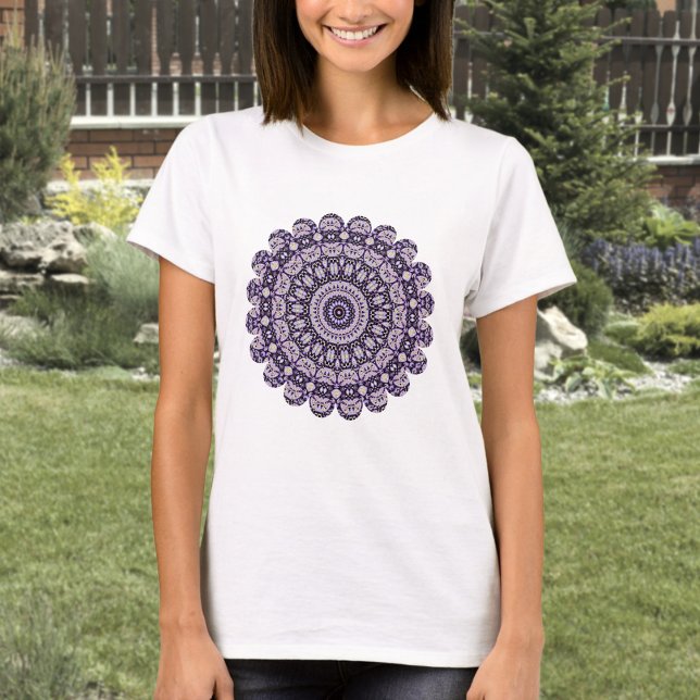 Camiseta Mandala 8 T-Shirt (Criador carregado)