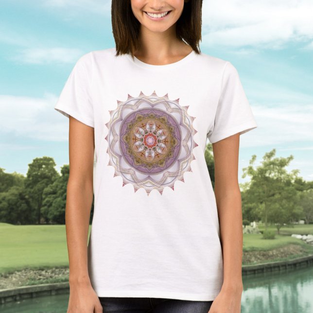 Camiseta Mandala 9 T-Shirt (Criador carregado)