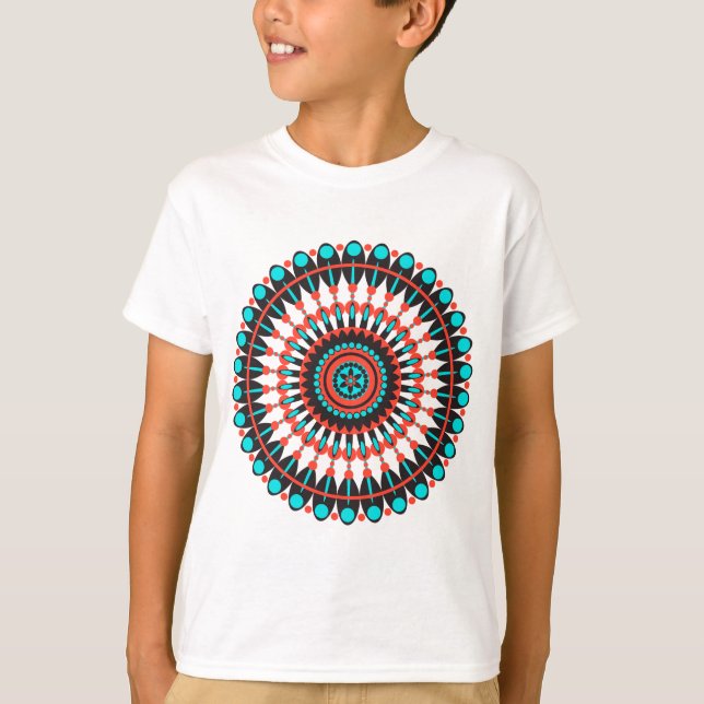 Camiseta Mandala Americana Nativa (Frente)