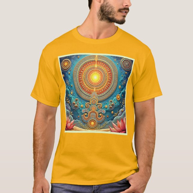 Camiseta Mandala Art Espiritual (Frente)