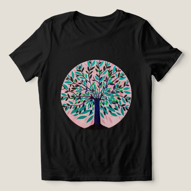 Camiseta Mandala Árvore da Vida (Design frontal)