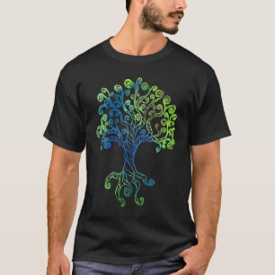 Camiseta Mandala Árvore da Vida Yoga Mantra Chakra Espírito