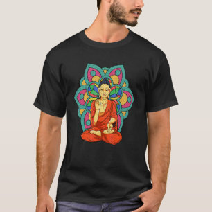 Camiseta Mandala Asiático Espiritual Zen Meditação Budista