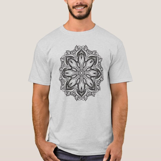 Camiseta Mandala bonita (Frente)