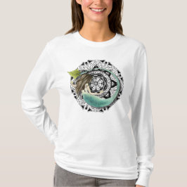 Camiseta Mandala "cativada" da sereia