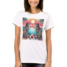 Mandala Cats Sunset Beach Sweet Tea Summer
