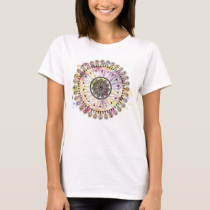 Camiseta Mandala da aguarela