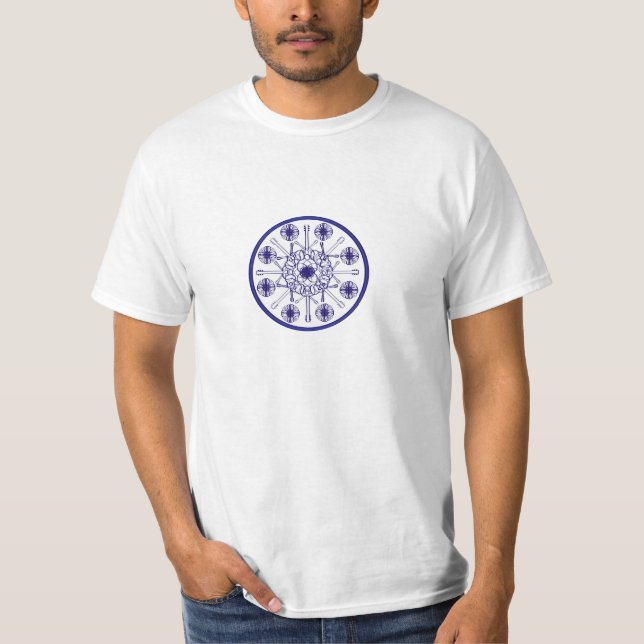 Camiseta Mandala da guitarra (Frente)