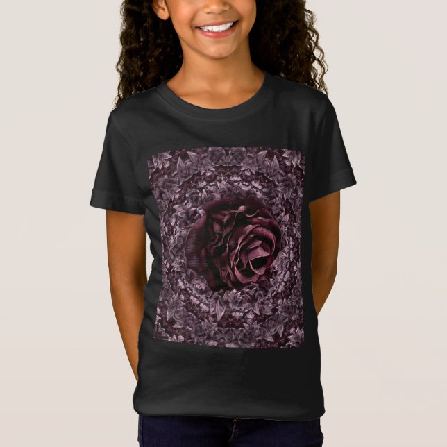 Camiseta Mandala de Rosa  (Frente)
