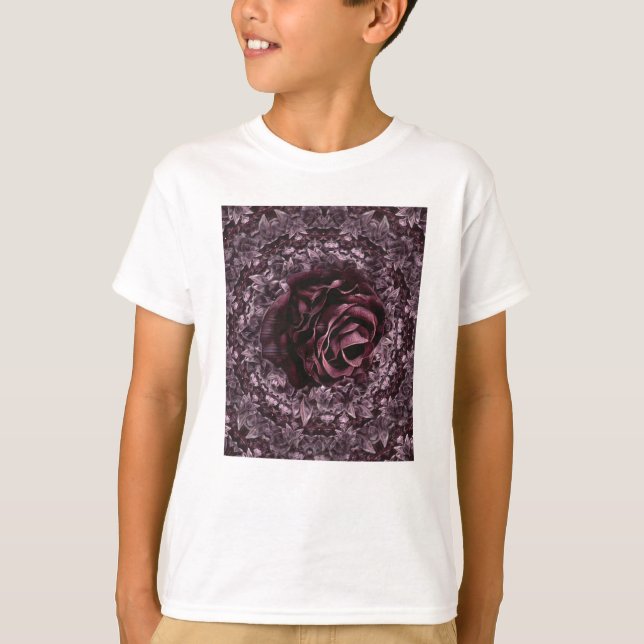 Camiseta Mandala de Rosa  (Frente)
