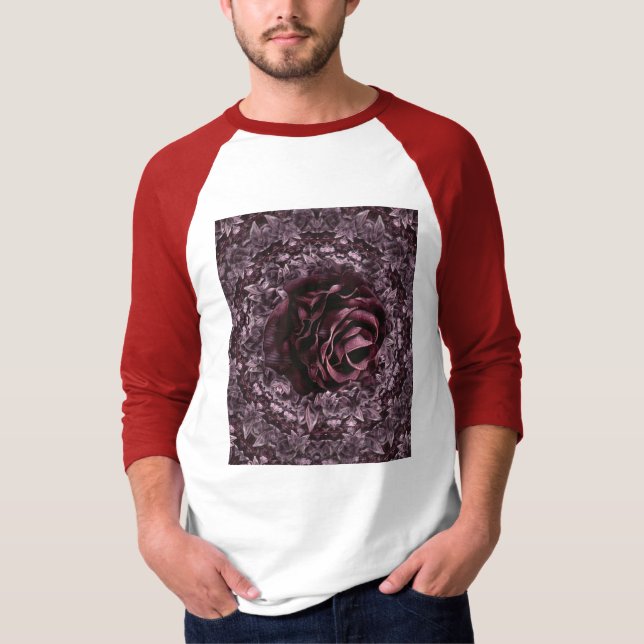 Camiseta Mandala de Rosa  (Frente)