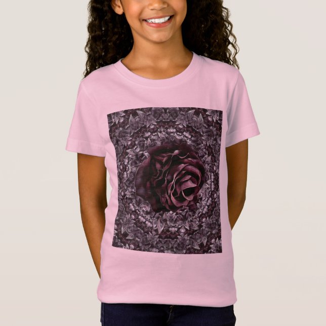 Camiseta Mandala de Rosa  (Frente)