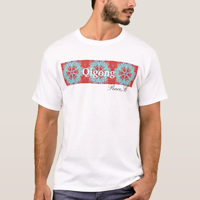 Camiseta Mandala de tropeço do coração (Frente)