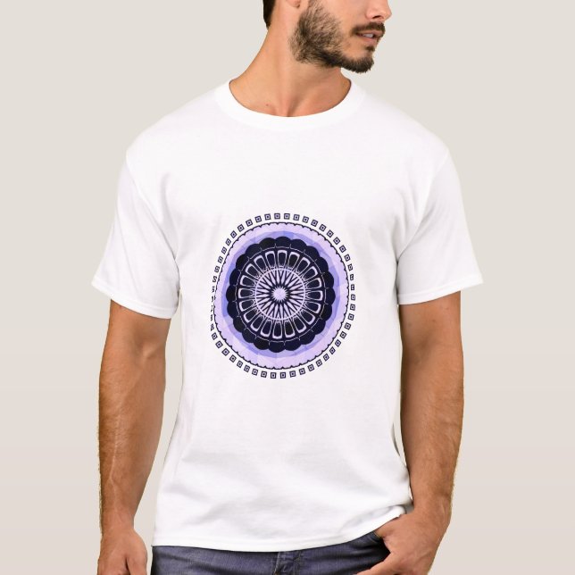 Camiseta Mandala design circular (Frente)