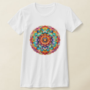 Camiseta Mandala / Design de Flor