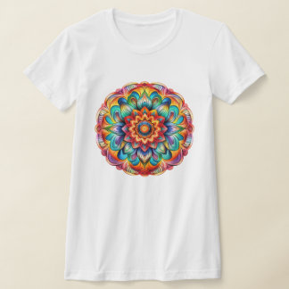 Camiseta Mandala / Design de Flor