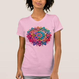 Camiseta Mandala / Design de Flor