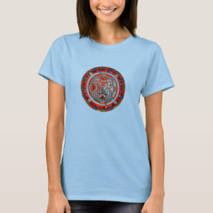 Camiseta mandala do kalachakra - mulheres