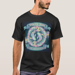 Camiseta Mandala do Zodíaco Peixes 2026 Astrologia do Sig