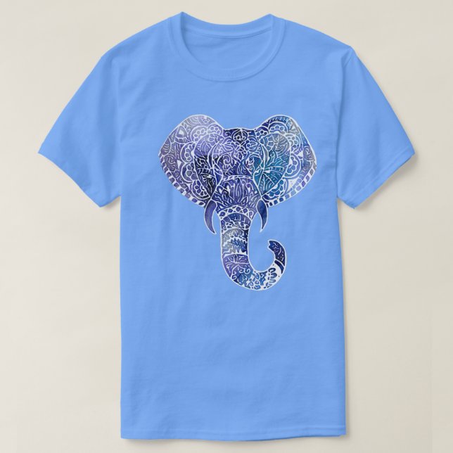 Camiseta Mandala Elephant 1 (Frente do Design)