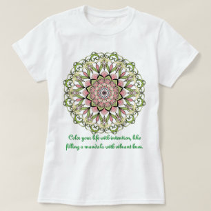 Camiseta Mandala em T-Shirt