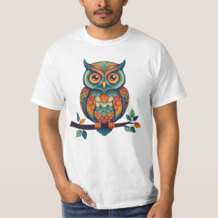 Camiseta Mandala Owl
