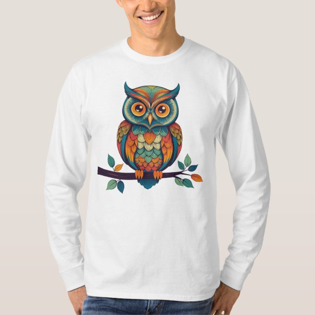 Camiseta Mandala Owl (Frente)