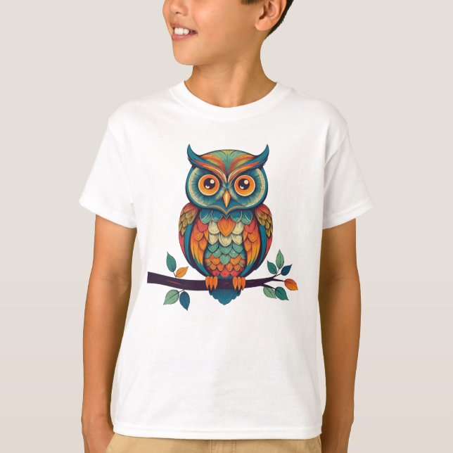 Camiseta Mandala Owl (Frente)