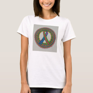 Camiseta Mandala para o cancro da mama metastático