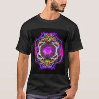 Camiseta Mandala roxa do olho
