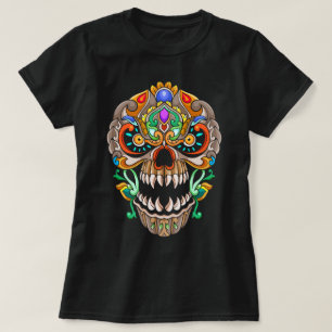 Camiseta Mandala Skull
