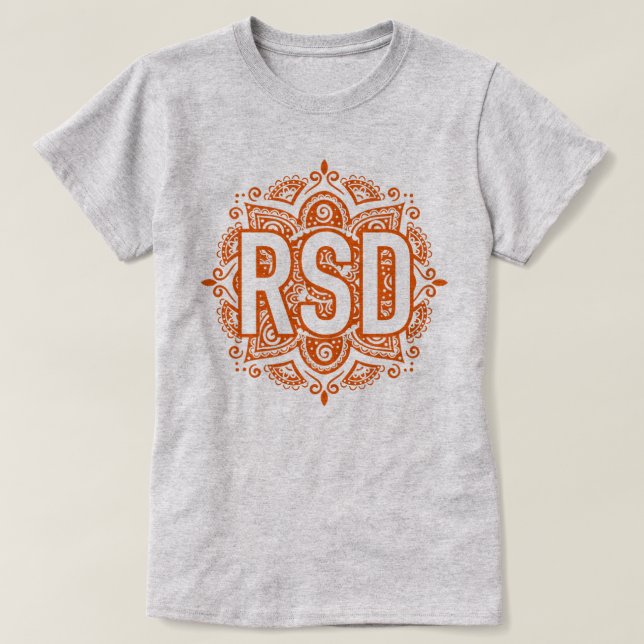 Camiseta Mandala T básico de RSD (Frente do Design)