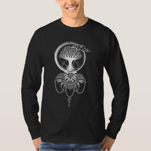 Camiseta Mandala T Unalome Lotus Flower E Tree Life Hi