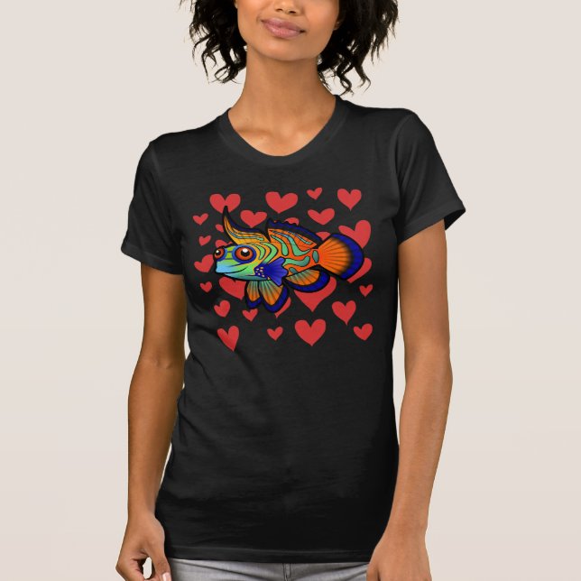 Camiseta Mandarin / Peixe-Dragão Amor (Frente)
