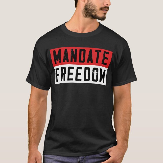 Camiseta Mandatar a liberdade (Frente)