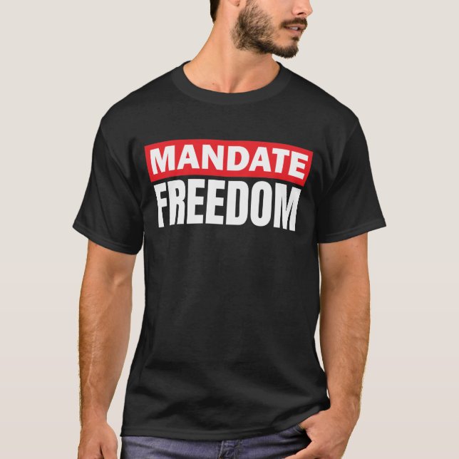 Camiseta Mandatar a liberdade (Frente)