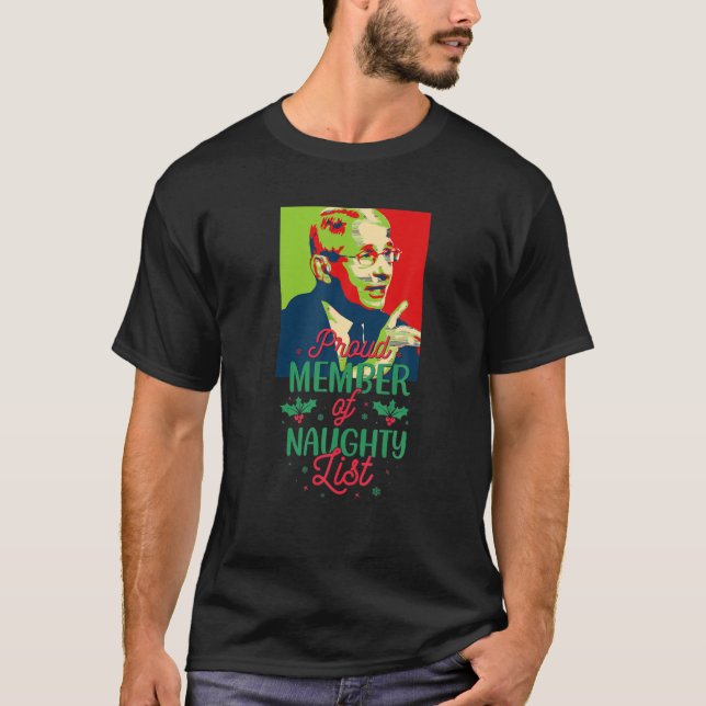Camiseta Mandato de Natal do Dr. Fauci Engraçado Cachorro S (Frente)
