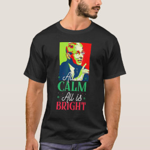 Camiseta Mandato de Natal do Dr Fauci Fauci Cachorro Xma Sa