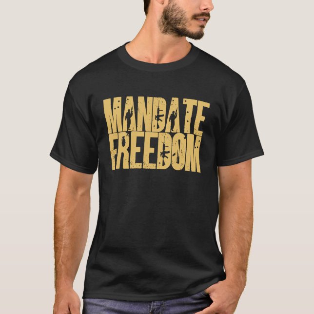 Camiseta Mandato para a liberdade (Frente)