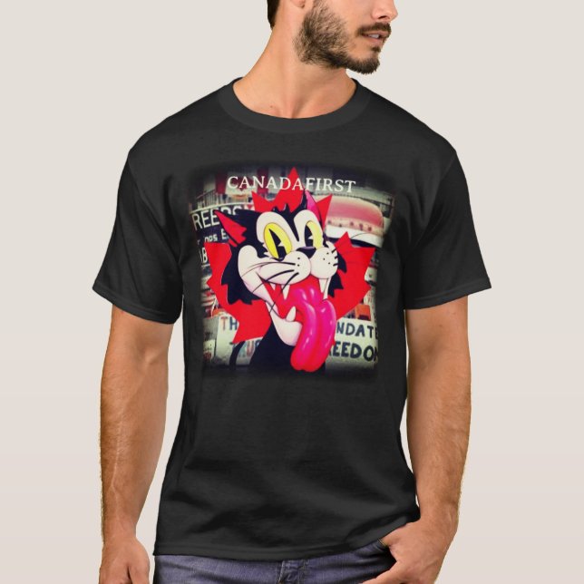 CAMISETA MANDATO PRIMEIRO CANADÁ LIBERDADE (Frente)