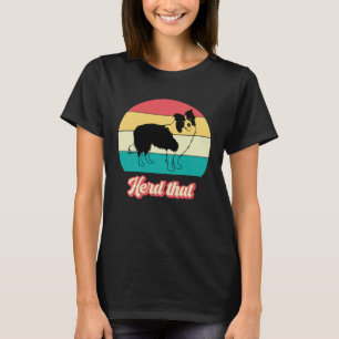 Camiseta Mande A Fronteira Para As Mulheres Retro Cão