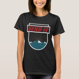Camiseta Mande-O Camiseiros Mulheres Crianças Escutando Sno